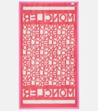 Moncler Genius Logo cotton beach towel