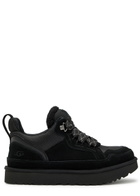 Ugg Lowmel Panelled Suede Sneakers Black