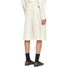 Fear of God Off-White Garment Dyed Cotton Casual Shorts