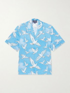 Vilebrequin - 3.Paradis Chelly Printed Camp-Collar Linen Shirt - Blue
