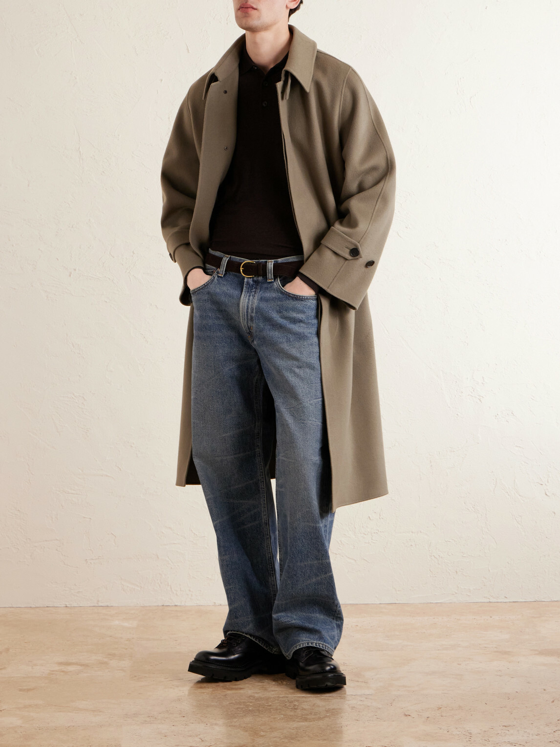 Purdey - Wool Polo Shirt - Brown