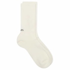 WTAPS Men's Skivvies Sox 3-Pack in White 