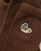 Edmmond Studios Duck Socks Brown Socks