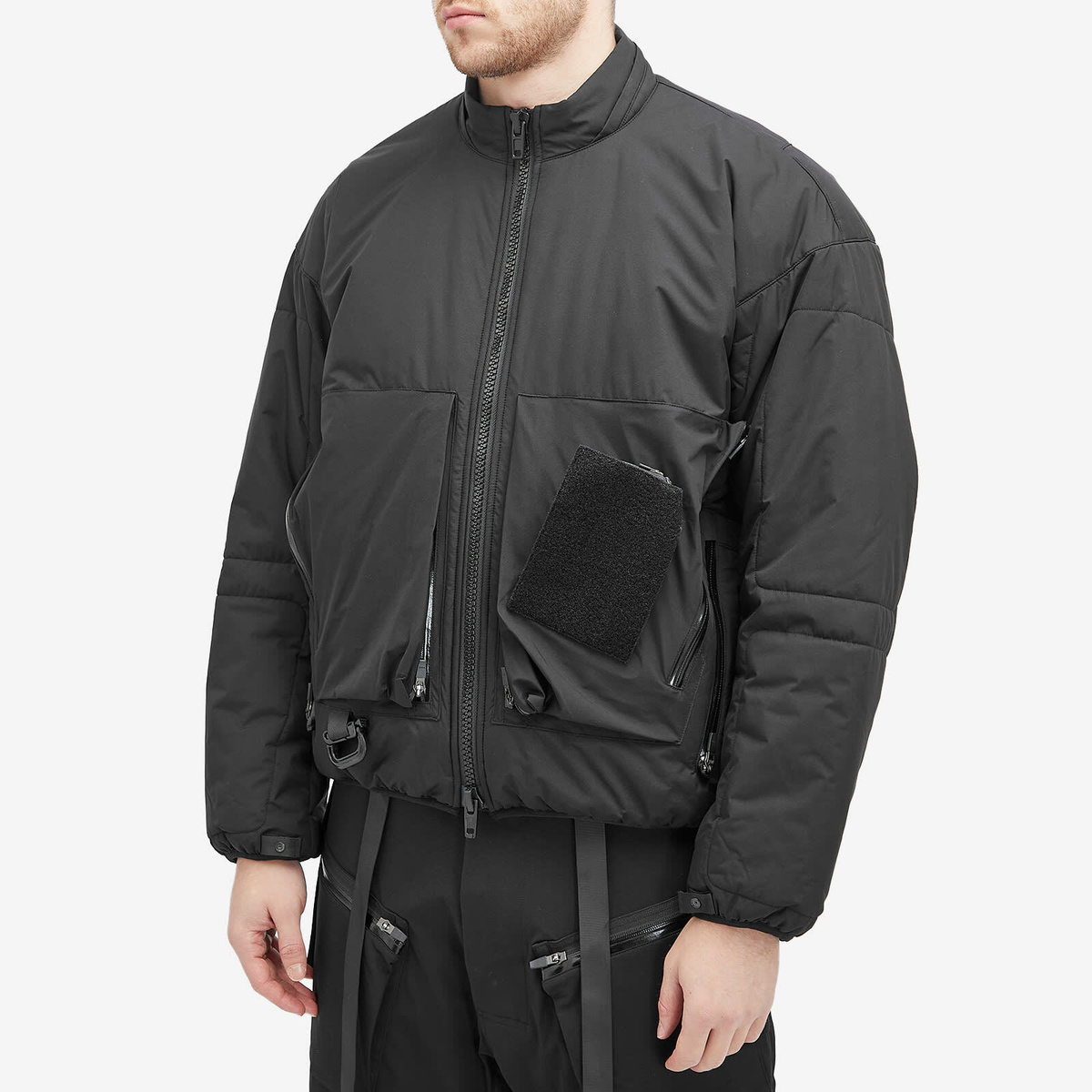 PRIMALOFT ブラック ナイロンジャケット ACRONYM - J91A-WS / Windstopper® PrimaLoft® Modular Jacket