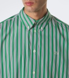 Loewe Double L striped cotton poplin shirt