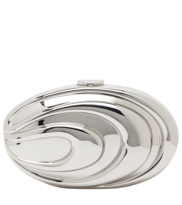 Photo: Simkhai Inez metallic clutch