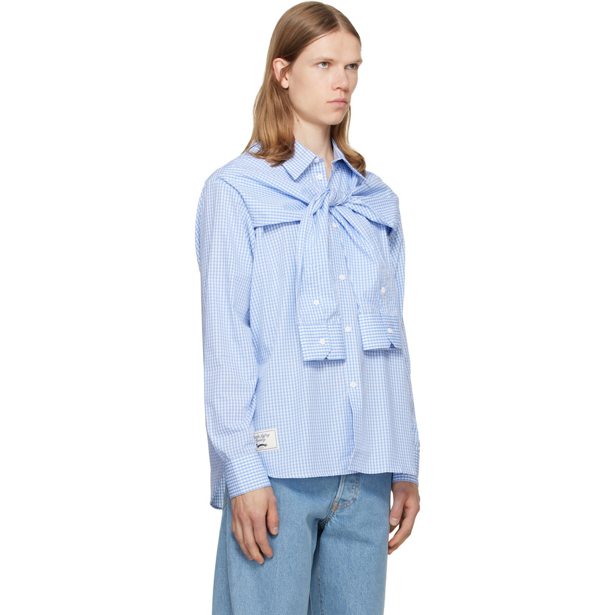 Charles Jeffrey LOVERBOY Blue Hold Me Shirt