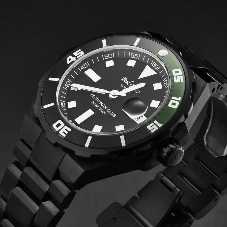 Paul Picot Yachtman Club Automatic Black Dial Mens Watch P1251N.NJV4000N.3614