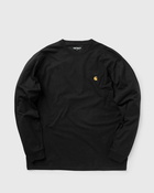 Carhartt Wip Chase Longsleeve Black - Mens - Longsleeves