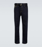Sacai High-rise slim jeans