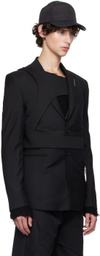 HELIOT EMIL Black Integrated Harness Blazer