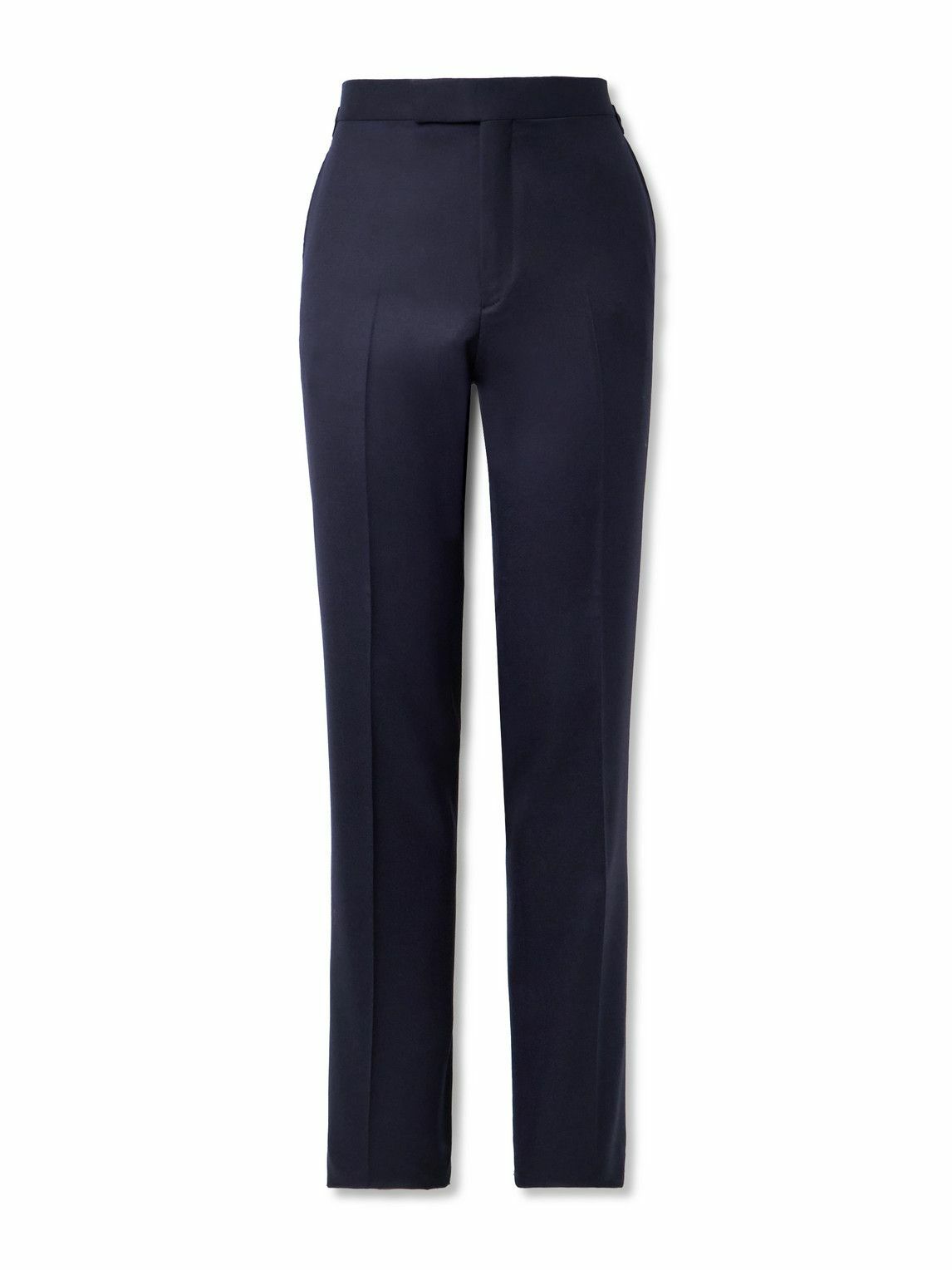 Kingsman - Tapered Wool-Flannel Suit Trousers - Blue