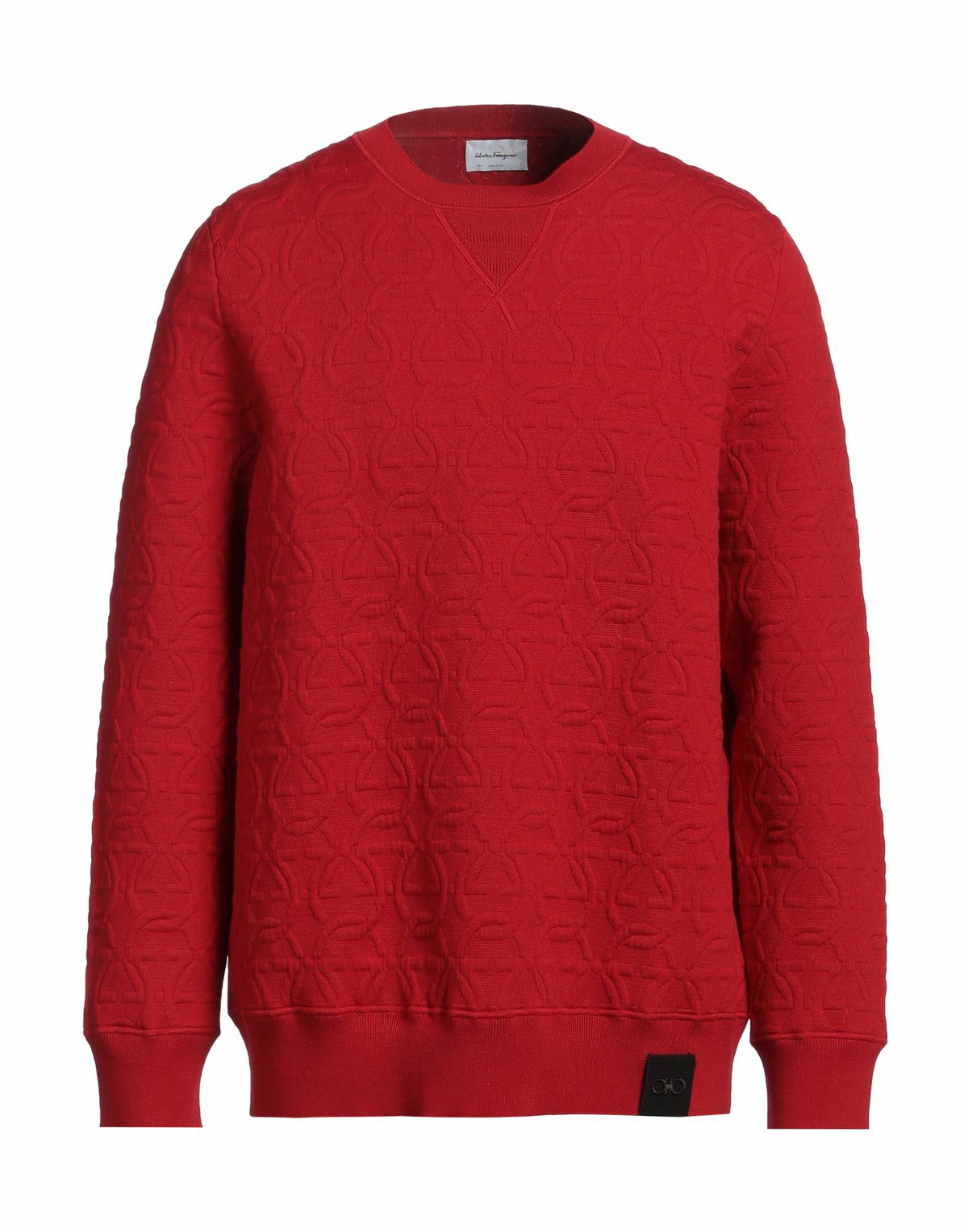 Ferragamo Mens Sweater in Red