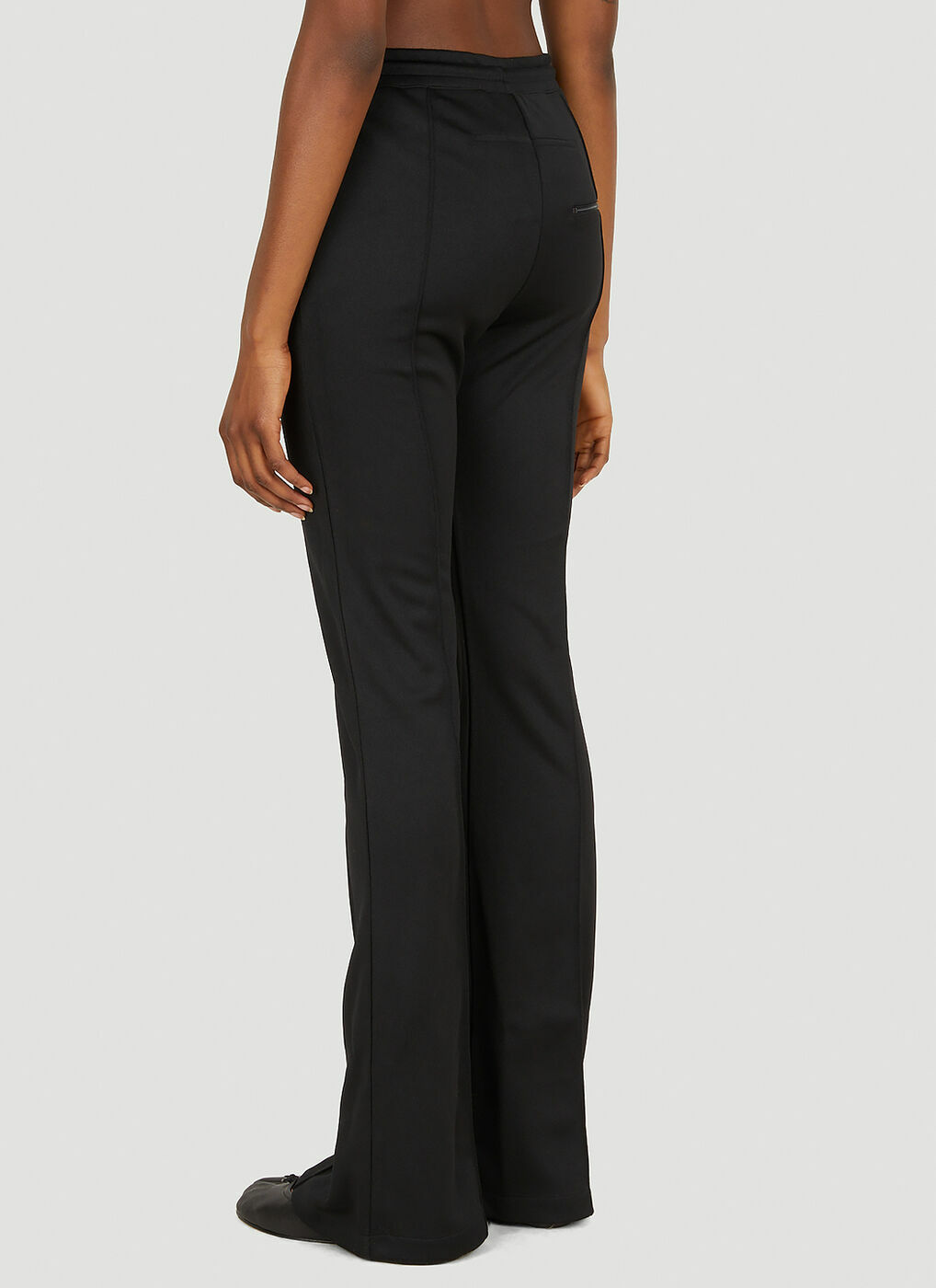 Interlock Track Pants in Black Courreges