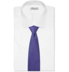 CHARVET - 8.5 Silk and Wool-Blend Jacquard Tie - Purple