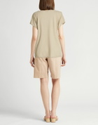 Crossley Womens T-shirt in Beige