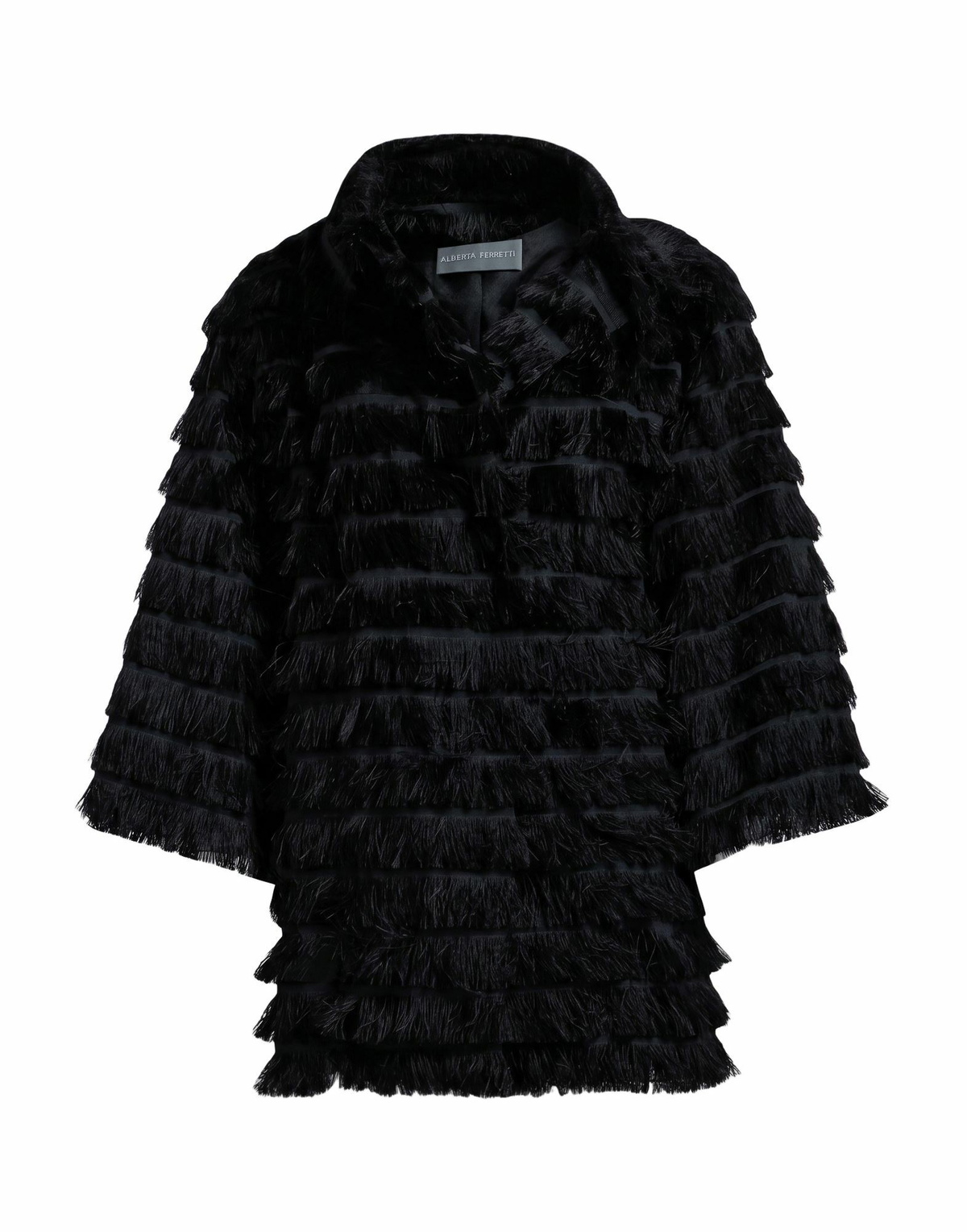 Alberta Ferretti Womens Overcoat & Trench Coat in Black