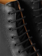 Grenson - Dudley Pebble-Grain Leather Boots - Black