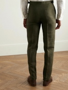 Richard James - Chapman Slim-Fit Straight-Leg Linen Suit Trousers - Green