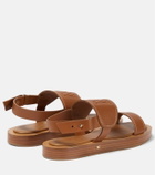 Max Mara - Diana leather flat sandals