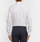 Hugo Boss - White Jamis Slim-Fit Cutaway-Collar Cotton Shirt - Men - White