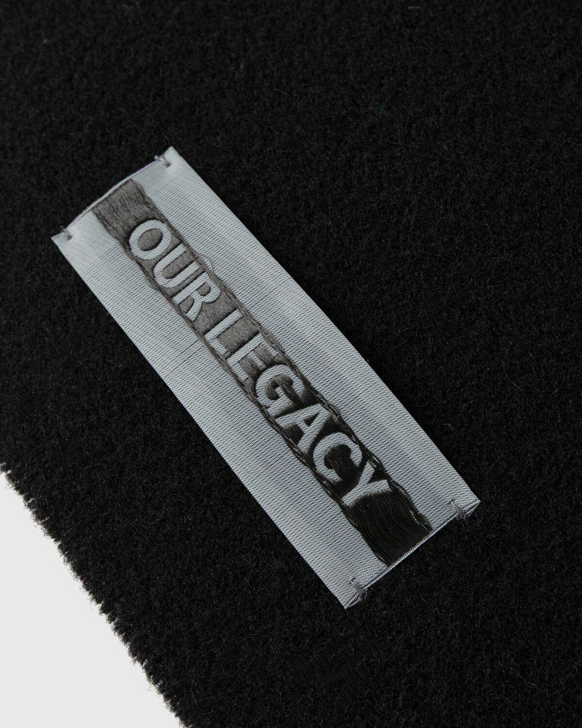 Our Legacy ESTATE SCARF Black Men