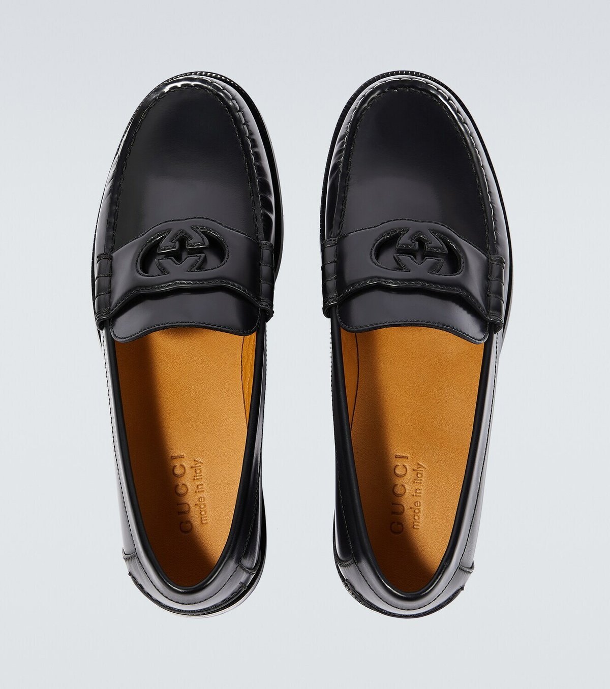 Gucci Interlocking G leather loafers Gucci display picture 1