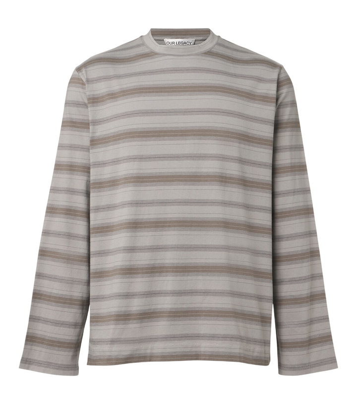 Photo: Our Legacy Box striped cotton jersey T-shirt