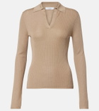 Max Mara Knitted silk and cashmere top