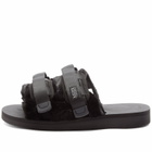 Suicoke Men's Moto-FURab in Black