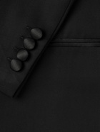 Brioni - Virgilio Silk-Trimmed Wool Tuxedo Jacket - Black