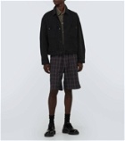 Our Legacy Drape checked technical shorts