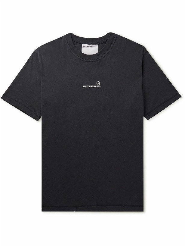 Photo: HAYDENSHAPES - Shapers Logo-Print Cotton-Jersey T-Shirt - Black