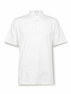 Peter Millar - Tech-Jersey Golf Polo Shirt - White