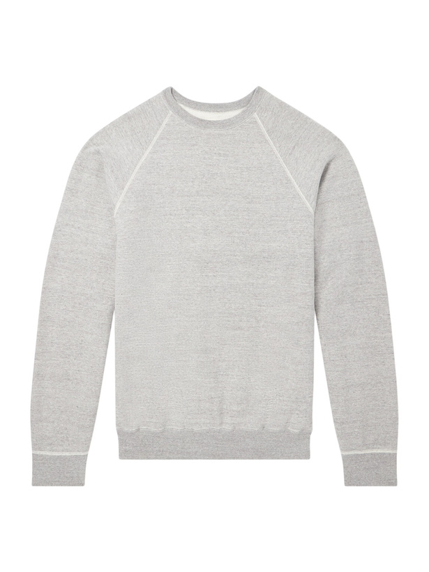 Photo: OrSlow - French Terry-Cotton Sweatshirt - Gray