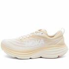 Hoka One One Men's Bondi 8 Sneakers in Shifting Sand/Eggnog