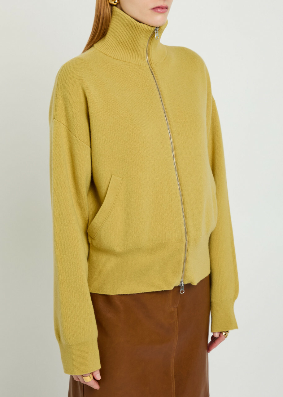 Extreme Cashmere N°385 Xtra Cute Cashmere Cardigan - Yellow - One Size