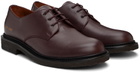 Common Projects Burgundy Officer's Derbys
