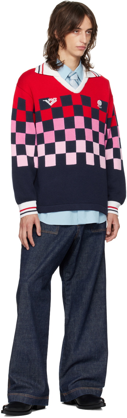 RICE NINE TEN Blue Heart Icon Painter Jeans