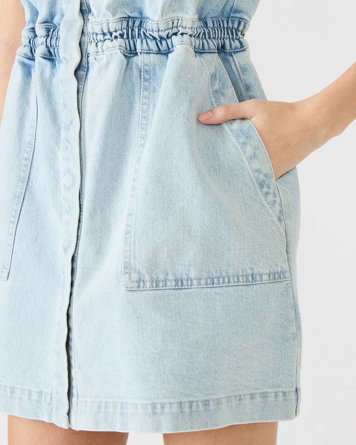 Steve Madden Robbie Dress in Denim