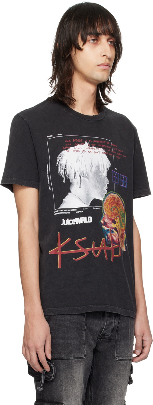 Ksubi Black Radiology Kash T-Shirt Ksubi