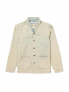 RRL - Perkins Shawl-Collar Denim Overshirt - Neutrals