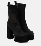 Christian Louboutin - Izamayaz suede platform ankle boots