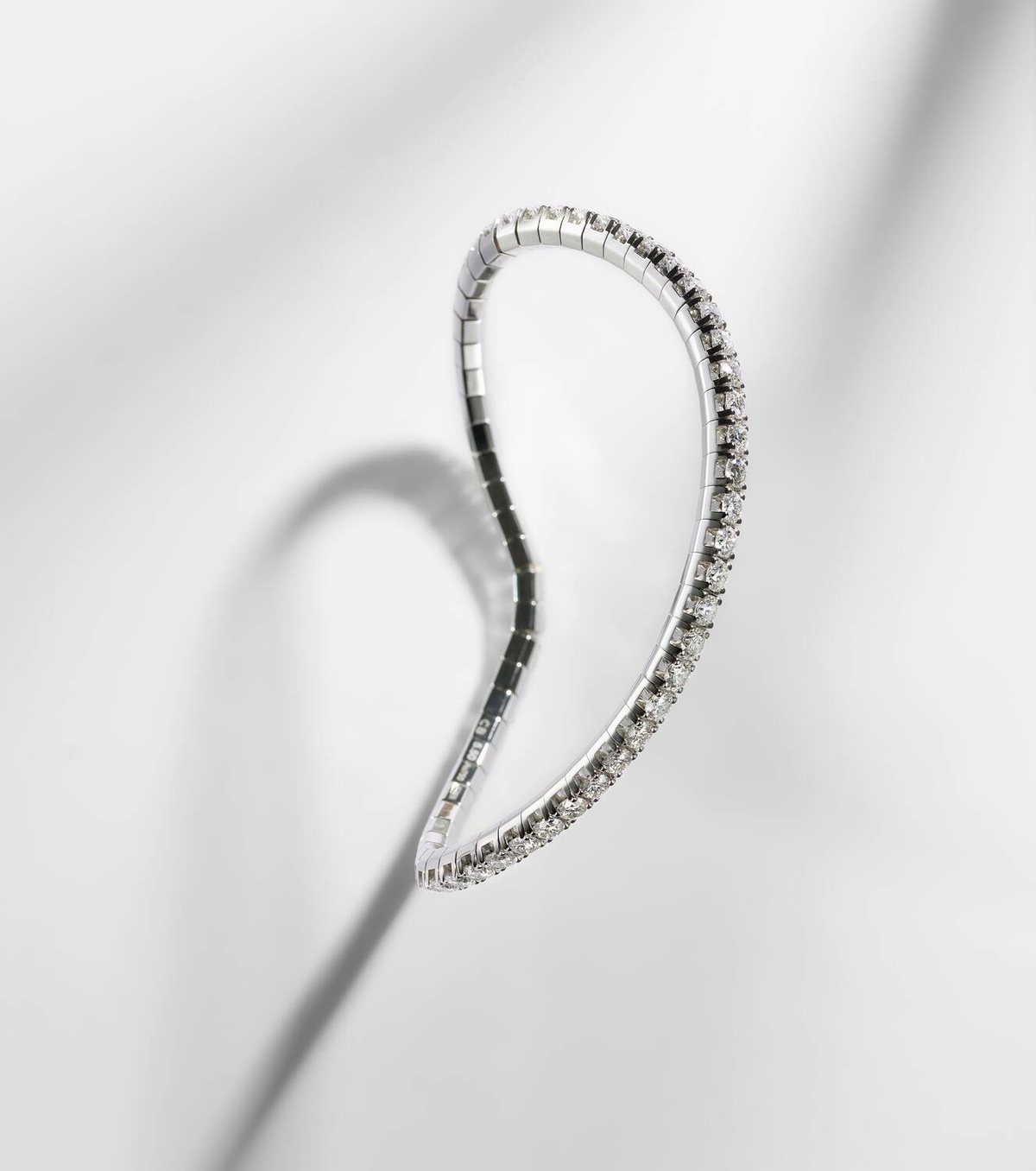 Bucherer Fine Jewellery 18kt white gold bracelet with diamonds