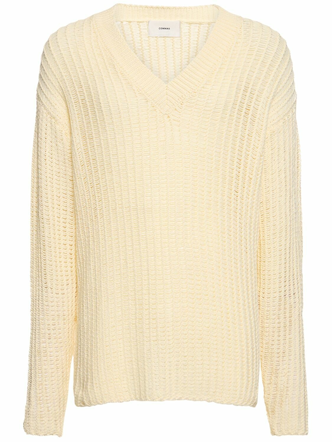 Photo: COMMAS - Relaxed Fit V-neck Knit Sweater