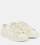 Vivienne Westwood Logo printed canvas low-top sneakers