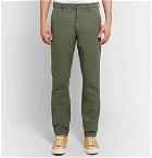 NN07 - Karl Slim-Fit Cotton and Linen-Blend Trousers - Men - Green