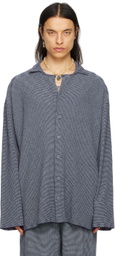Isa Boulder SSENSE Exclusive Blue Shirt