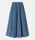 Altuzarra Varda denim midi skirt