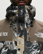 The North Face Gtx Mtn Jacket Black/Brown - Mens - Shell Jackets